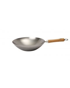 Dexam Wok Star Carbon Steel Wok - 27cm 