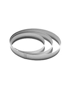 Silverwood Flan ring - plain - round 8" diam x 1.5" deep