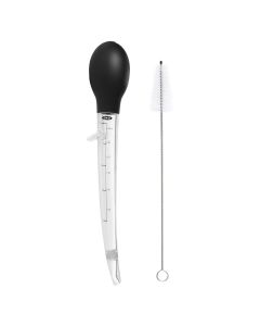 OXO Good Grips Angled Baster with Cleaning Brush 