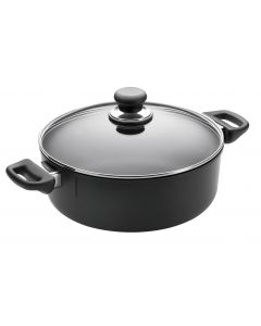 Scanpan Classic Induction 'Low Sauce Pot' with lid - 26cm 